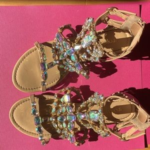 Showdazzle- Remy Bedazzled Sandals